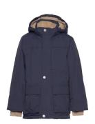 Kastorio Fleece Lined Winter Jacket. Grs Outerwear Jackets & Coats Winter Jackets Navy MINI A TURE