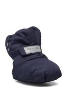 Winn Fleece Lined Winter Outdoor Sock. Grs Shoes Baby Booties Navy MINI A TURE