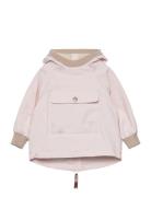 Matbabyvito Fleece Lined Spring Anorac. Grs Outerwear Jackets & Coats Anoraks Pink MINI A TURE