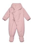 Matfianna Fleece Lined Winter Pramsuit. Grs Outerwear Coveralls Snow-ski Coveralls & Sets Pink MINI A TURE