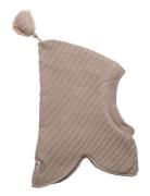 Matjuel Fleece Lined Hood Accessories Headwear Balaclava Beige MINI A TURE