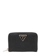 Laurel Slg Medium Zip Around Bags Card Holders & Wallets Wallets Black GUESS