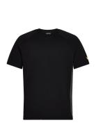 Colour Block Core T-Shirt Sport Men Men Sports Clothes Sport Tops Sport T-Skjorte Black Lyle & Scott Sport