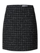 Slfwilma Mw Mini Skirt Skirts Short Skirts Black Selected Femme