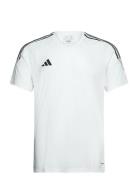 Tiro 23 Jsy Sport Men Sports Clothes Sport Tops Sport T-Skjorte White Adidas Performance