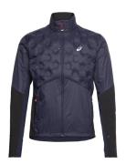 Road Winter Jacket Sport Men Sport Clothing Sport Outerwear Sport Jackets Sport Training Jackets Navy Asics