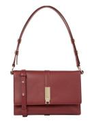 Th Heritage Shoulder Bag Bags Small Shoulder Bags-crossbody Bags Burgundy Tommy Hilfiger