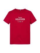 Monotype 1985 Reg Tee Ss Tops T-Kortærmet Skjorte Red Tommy Hilfiger