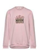 Blouse Ls Sweat Tops Sweatshirts & Hoodies Sweatshirts Pink En Fant