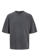 Jjecharge Faded Tee O-Neck Sn Jnr Tops T-Kortærmet Skjorte Grey Jack & J S