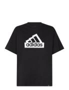 W Mod Ess T Sport Women Sport Clothing Sports Tops & T-shirts Sport T-Skjorte Black Adidas Sportswear