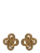 Kira Clover Stacked Stud Accessories Jewellery Earrings Studs Gold Tory Burch