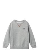 Nkmlore Ls Nreg Swe Bru Tops Sweatshirts & Hoodies Sweatshirts Grey Name It