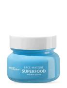 Superfood Face Masque With Blue Spirulina & Squalane Beauty Women Skin Care Face Face Masks Moisturizing Mask Blue Earth Rhythm