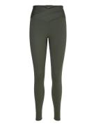 Studio Cross Tights Sport Running-training Tights Khaki Green Björn Borg