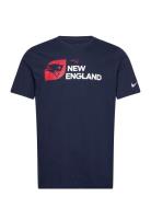 Nike Ss Essential Cotton T-Shirt Sport Men Men Sports Clothes Sport Tops Sport T-Skjorte Navy NIKE Fan Gear