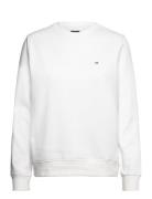 Tjw Reg S Flag Crew Tops Sweatshirts & Hoodies Sweatshirts White Tommy Jeans