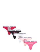 Juicy Slogan Dana 5 Pack Thong G-streng Undertøj Pink Juicy Couture