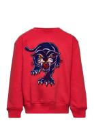 Tndandy Os Sweatshirt Tops Sweatshirts & Hoodies Sweatshirts Red The New