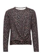 Tndraya L_S Tee Tops T-shirts Long-sleeved T-Skjorte Multi/patterned The New