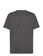 Tee Tape Hj Sport Men Sports Clothes Sport Tops Sport T-Skjorte Grey BOSS