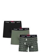 Boxerbr Trplt Design Boxershorts Green HUGO