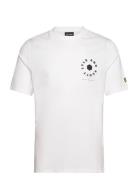 Football Wheel Graphic T-Shirt Tops T-Kortærmet Skjorte White Lyle & Scott