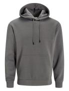 Jjebradley Sweat Hood Noos Tops Sweatshirts & Hoodies Hoodies Grey Jack & J S