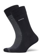 2P Rs Minipattern Cc Underwear Socks Regular Socks Black BOSS