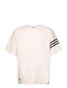 Neu C Tee Sport Men Sports Clothes Sport Tops Sport T-Skjorte Cream Adidas Originals