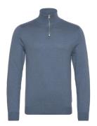 Jjeemil Knit Half Zip Noos Tops Knitwear Half Zip Jumpers Blue Jack & J S