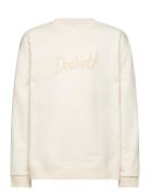 Rod Kids Aa Script Sweatshirt Tops Sweatshirts & Hoodies Sweatshirts Cream Double A By Wood Wood