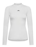 Lorena Top Ls Sport Women Sport Clothing Sports Tops & T-shirts Sport Long Sleeve Tops White J. Lindeberg