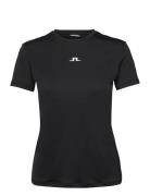 Ada T-Shirt Sport Women Sport Clothing Sports Tops & T-shirts Sport T-Skjorte Black J. Lindeberg