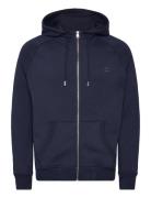 Brushed Back Full Zip Hoodie Designers Sweatshirts & Hoodies Hoodies Navy Timberland