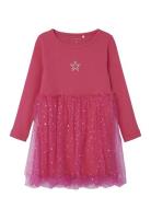 Nmfrarana Ls Dress Pb Dresses & Skirts Dresses Partydresses Pink Name It