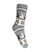 Sc-Najla Lingerie Socks Regular Socks Grey Soyaconcept