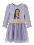 Nmfjurina Wish Ls Tulle Dress Wdi Dresses & Skirts Dresses Casual Dresses Long-sleeved Casual Dresses Purple Name It