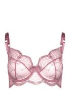 Ruby Non-Padded Underwired Bra Lingerie Bras & Tops Wired Bras Pink Hunkemöller