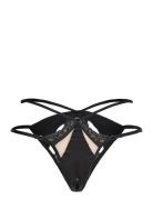 Nisha Hl Braz Open Crotch Lingerie Panties Brazilian Panties Black Hunkemöller