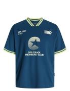 Jcoreflex Football Jersey Styd Aw24 Tops T-Kortærmet Skjorte Navy Jack & J S