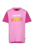 Lwtano 628 - T-Shirt S/S Tops T-Kortærmet Skjorte Pink LEGO Kidswear