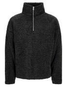 Jorroxbury Teddy Sweat High Neck Ln Tops Sweatshirts & Hoodies Fleeces & Midlayers Black Jack & J S