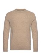 Jprcclambswool Knit Crew Neck Ln Tops Knitwear Round Necks Beige Jack & J S