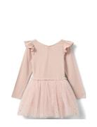 Gymsuit Dresses & Skirts Dresses Casual Dresses Long-sleeved Casual Dresses Pink Sofie Schnoor Baby And Kids