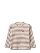 Pernillask T-Shirt Long Sleeve Tops T-shirts Long-sleeved T-Skjorte Cream Sofie Schnoor Baby And Kids