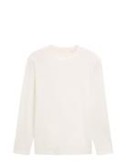 Basic Longsleeve Tops T-Langærmet Skjorte White Tom Tailor