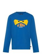 Lwtano 703 - T-Shirt L/S Tops T-shirts Long-sleeved T-Skjorte Blue LEGO Kidswear