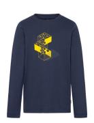 Lwtano 630 - T-Shirt L/S Tops T-shirts Long-sleeved T-Skjorte Navy LEGO Kidswear