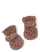 Mittens Bouclé Merino Wool Accessories Gloves & Mittens Mittens Brown Smallstuff